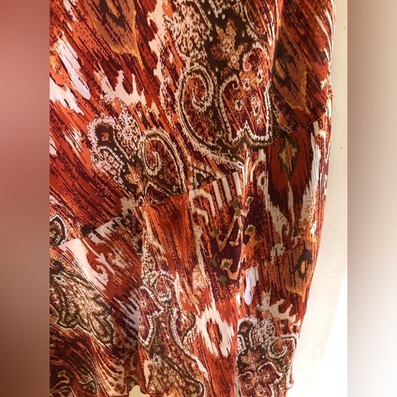 Dressbarn Woman Patterned Maxi Dress size 24W - Picture 4 of 9